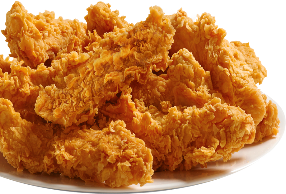 A Plate of Fried Chicken 